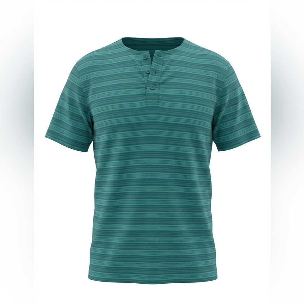 ERMENEGILDO ZEGNA MENS VINTAGE Y2K SHORT SLEEVE SHIRT SIZE M GREEN